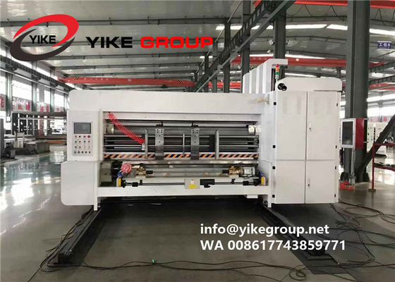 Lo stampatore automatico ad alta velocità Slotter dell'inchiostro dell'acqua del margine anteriore della Cina YIKE muore macchina della taglierina per la scatola ondulata