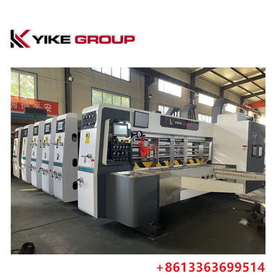 Alta velocità 150pcs/min Stampa a bordo di piombo Flexo Slotter Die Cutter Machine per la stampa di scatole di cartone ondulato