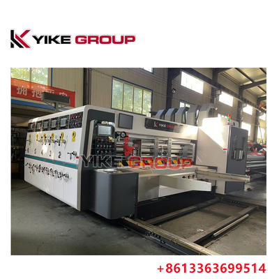 Maggiore dimensione di stampa 1450X2500 Maschera di taglio a piombo automatico Flexo 3 colori Slotter Diecutter