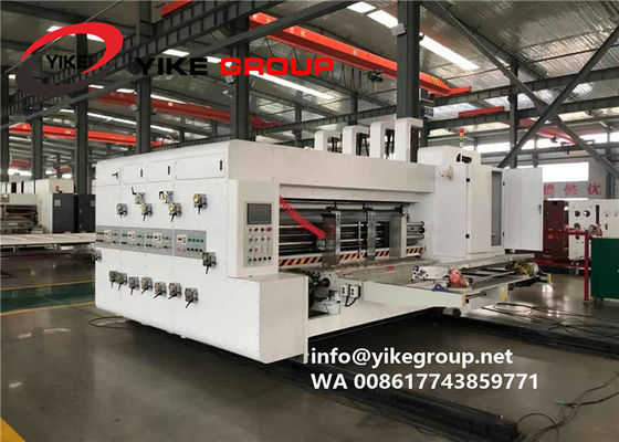 Stampatore automatico Slotter Machine, fabbrica di Flexo del margine anteriore di velocità del GRUPPO 100pcs della Cina YIKE di macchina del contenitore di cartone