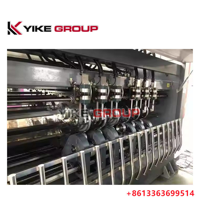 YIKE GROUP-BNC 6 Blade 10 Scorer 2200MM Automatica Slitter Scorer per 3/5/7 Ply Corrugated Cardboard