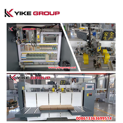 YIKE GROUP 2000mm Semi-automatica cartone ondulato macchina da cucire
