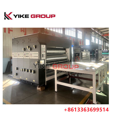 Cina YIKE GROUP Catena di tipo cartone ondulato due colori di stampa slot combinato macchina