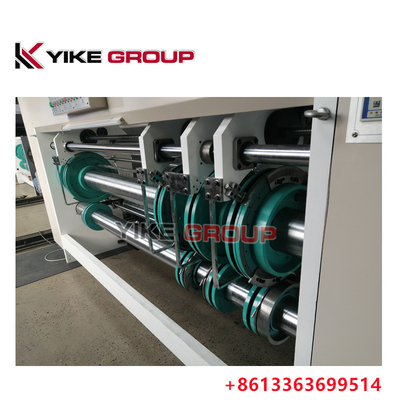YK-1424 Chain Feeder 2 Color Flexo Printing Machine Macchina per la produzione di scatole ondulate