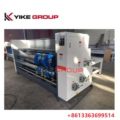 YIKE GROUP Catena Tipo Due Color Printing Rotary Slotting Corrugated Box Making Machine