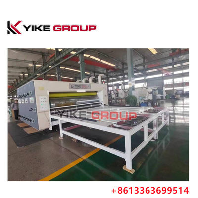 YIKE GROUP Catena Tipo Due Color Printing Rotary Slotting Corrugated Box Making Machine