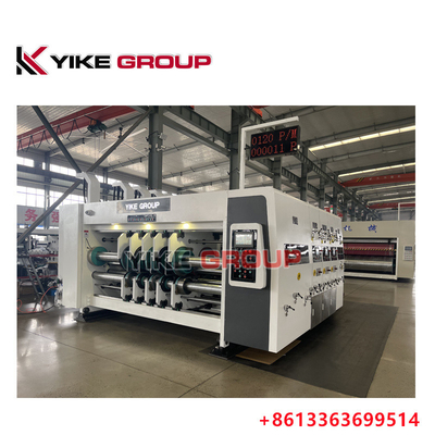 Macchina automatica di Slotter della stampante di Flexo di colore dell'alimentatore quattro del margine anteriore per i contenitori regolari di cartone
