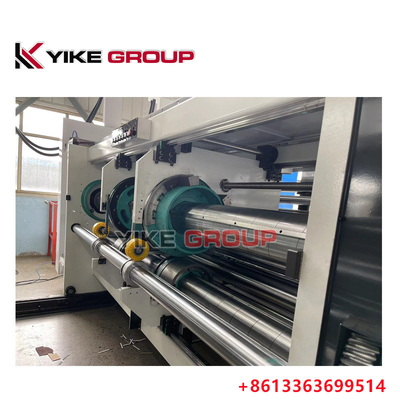 YK-1224 Stampa ad alta velocità Slotter Die Cutter Machine con stacker per la produzione di scatole di cartone