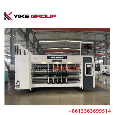 YIKE GROUP alimentatore di bordo a piombo 1200X2400MM 4 colori Flexo Stampa Slotting Die Cutting Machine